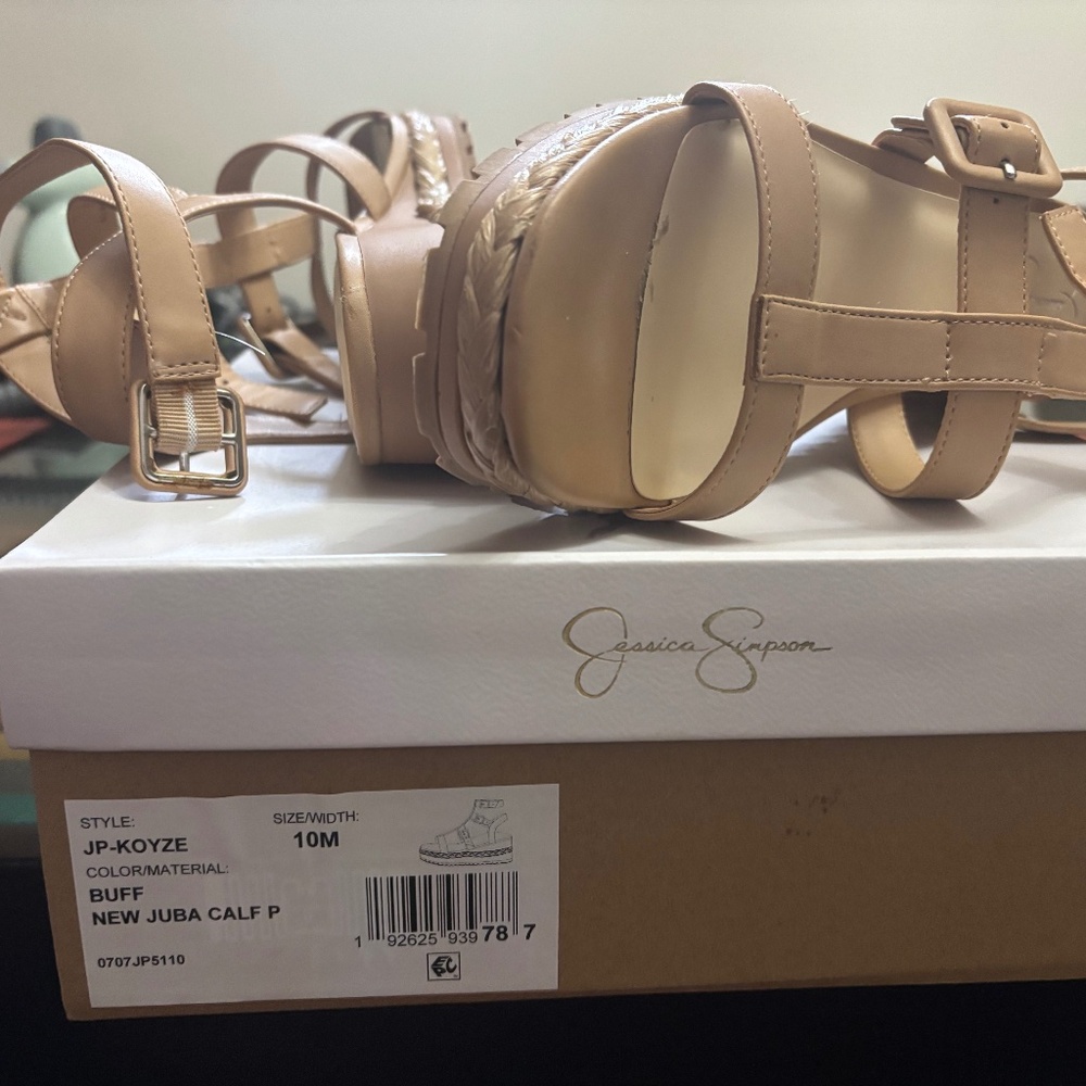 Jessica Simpson sandals wear